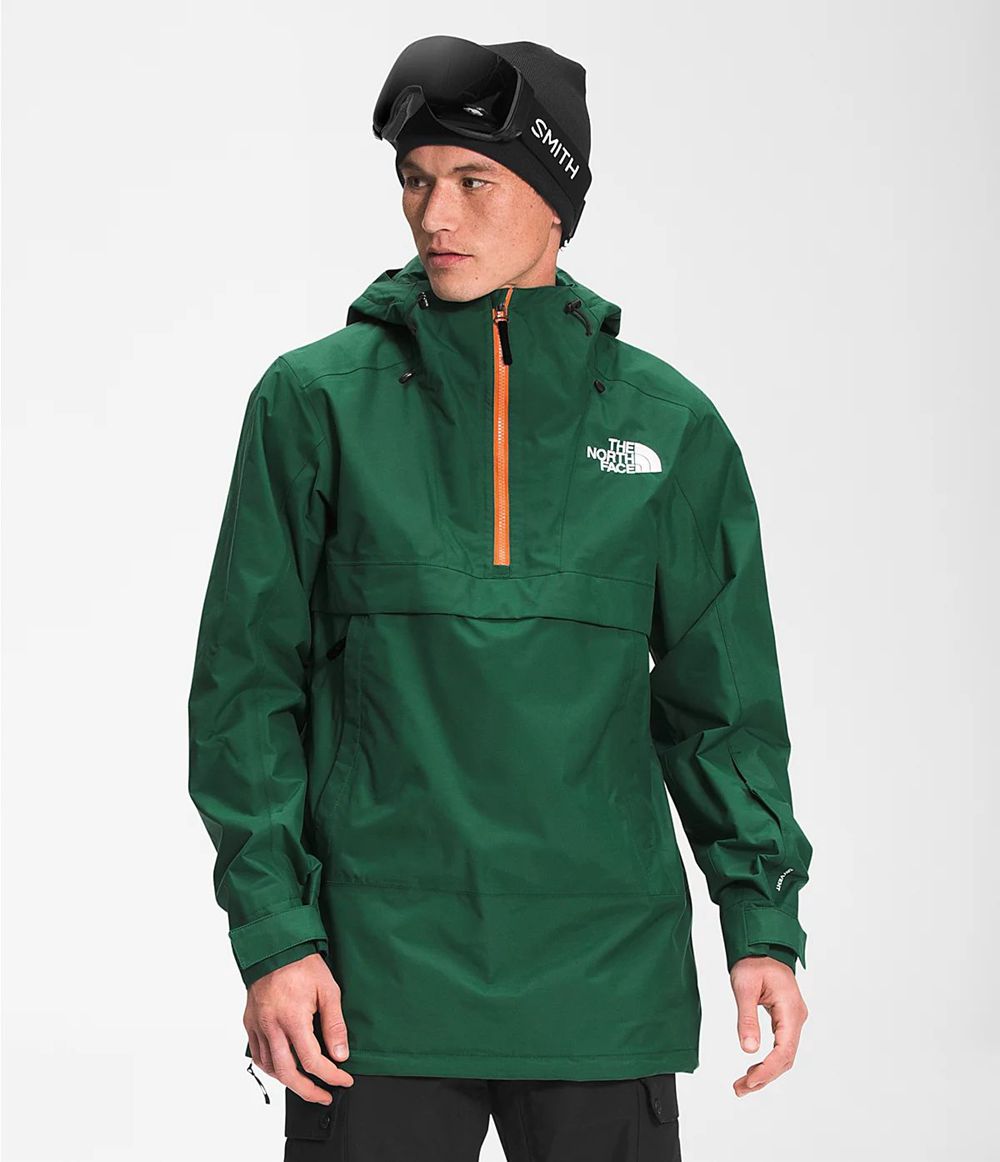 The North Face Silvani Anorak Wasserdichte Jacken Herren - Grün CH-570HGYS